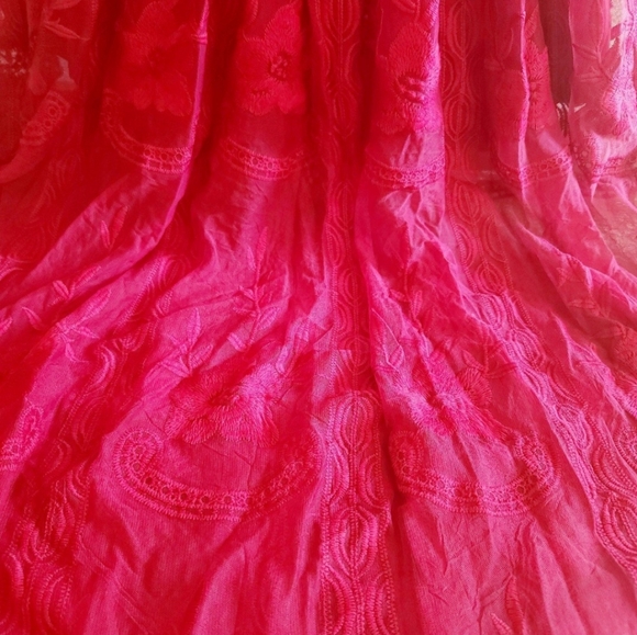 Boho Cottagecore Lacey Crotchet Dress - Picture 5 of 11